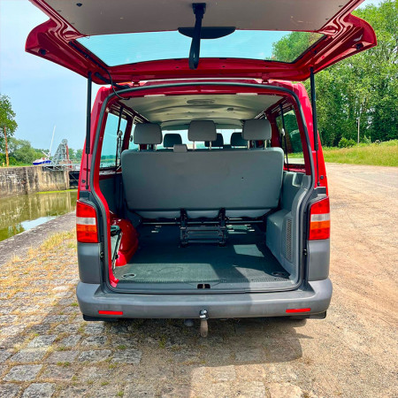 285 VW T5 Transporter 2008 / 123.000 km / 1.9 tdi 84 ch / L2H1 Kombishop coffre