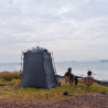 pack duo tente de toit camping OrthFrame 130 Wildland avec douche et toilettes tente confortable et sécuritaire