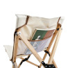 pack duo tente de toit camping  OrthFrame 130 Wildland avec douche et toilettes et chaise pliante bambou