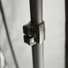 VW-SA25E-27L-GY Auvent latéral 270° Leaf Extended GAUCHE 250 cm Gris - Vickywood pied robuste