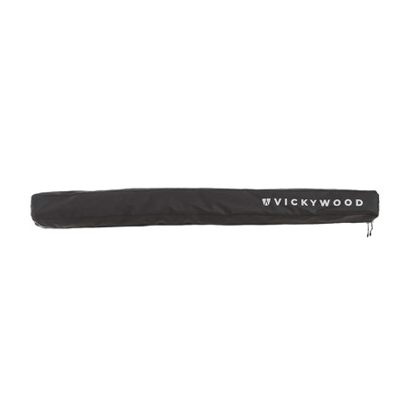 VW-SA25E-27L-GY Auvent latéral 270° Leaf Extended GAUCHE 250 cm Gris - Vickywood stockage pendant la route