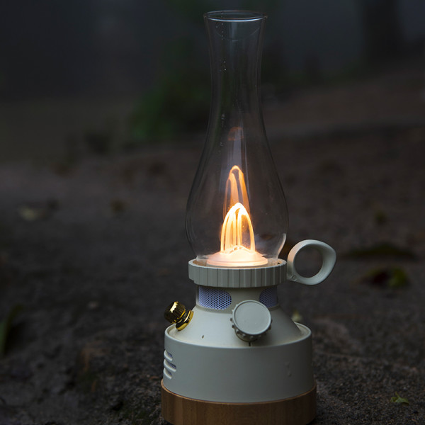 Lampe de camping LED rechargeable avec enceinte Bluetooth intérieur et extérieur - WildLand
