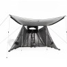 Annexe pour Lite Cruiser Pro 120XL et Bush Cruiser Pro 120 V2 - Tentes de toit WildLand ouverte et vue de face