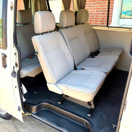 Véhicule n°287 T02786 VW T4 Transporter 2001 / 100.200 km / 2.5tdi 102ch / L1H1 siège arrière