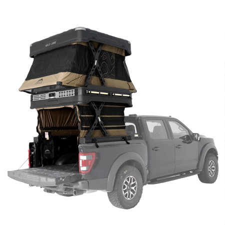 Wingman X Module de camping avec couchage pour pick-up - WildLand PickupMate Kombishop ouverture automatique