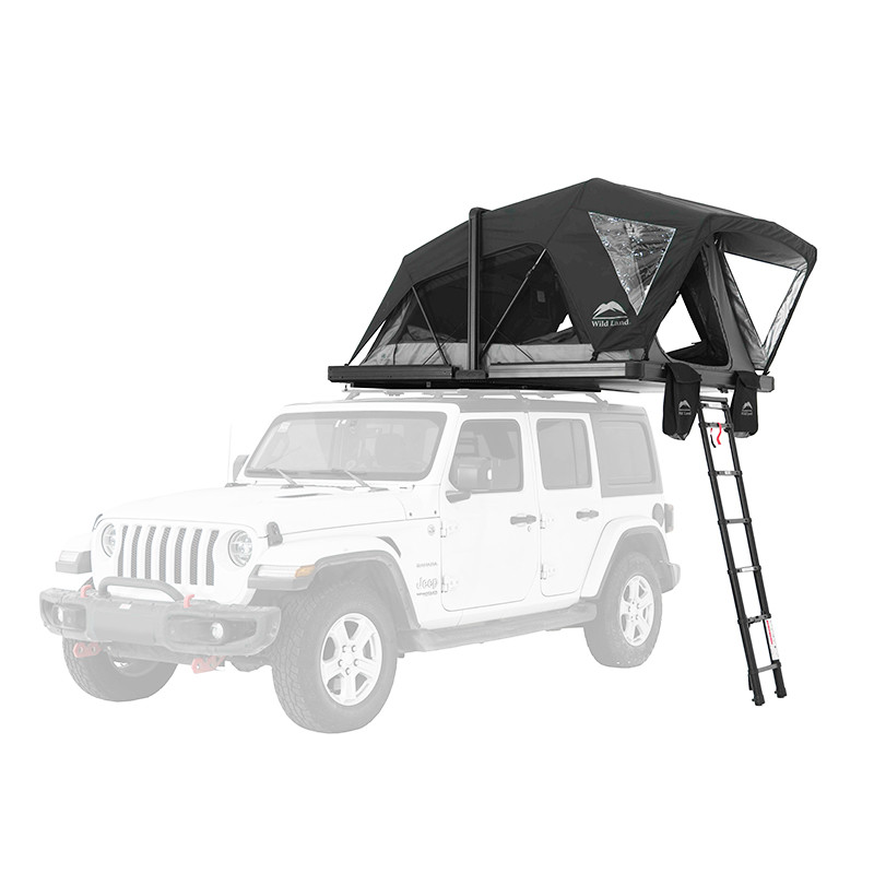 Tente de toit coque rigide OrthFrame Max V2 de WildLand Kombishop familiale grand couchage