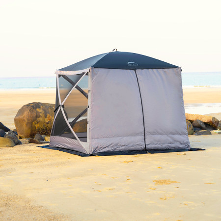 Tente yourte moustiquaire Hub Screen House 400XL WildLand abri contre le vent