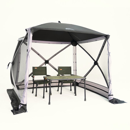 Tente yourte moustiquaire Hub Screen House 400XL WildLand pour manger