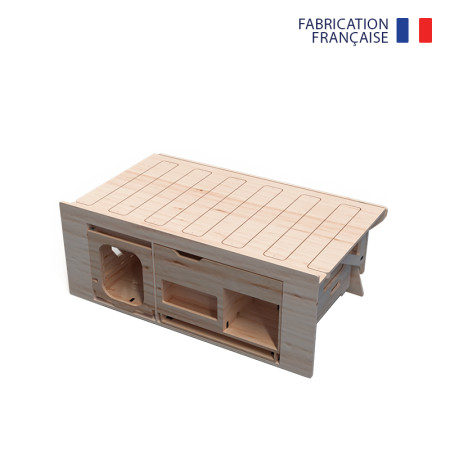 MaxiMalle - Malle de camping pour vans et fourgons en bois compact et solide - Exokit