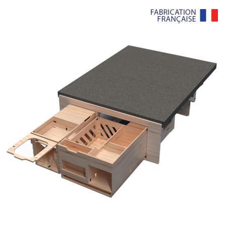 MaxiMalle - Malle de camping pour vans et fourgons en bois - Exokit