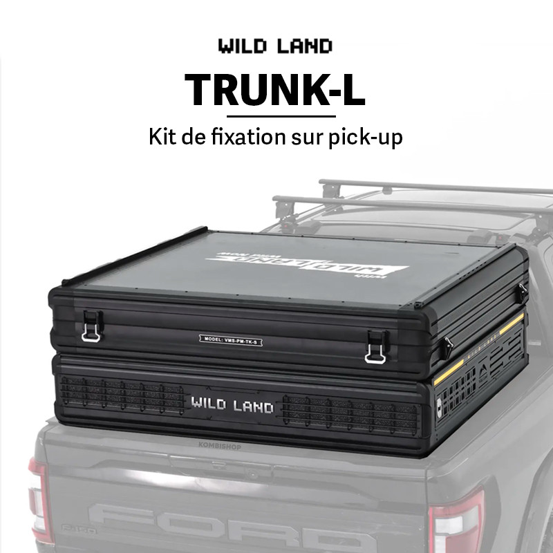 Trunk L - Kit de fixation pour pickup WildLand Kombishop tente de toit cellule hard-top 4x4