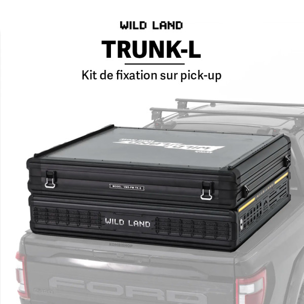 Trunk L - Kit de fixation pour pickup WildLand Kombishop tente de toit cellule hard-top 4x4