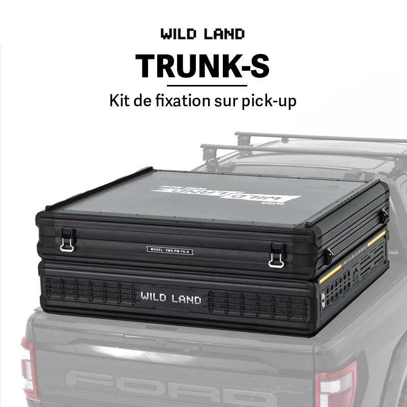 Kit de fixation pour Trunk-S sur Pickup - WildLand Kombishop tente de toit 4x4 Ford F150