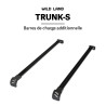 Barres de toit barres de charge pour pick-up pickup mate Trunk de WildLand tente de toit cellule hard top amovible