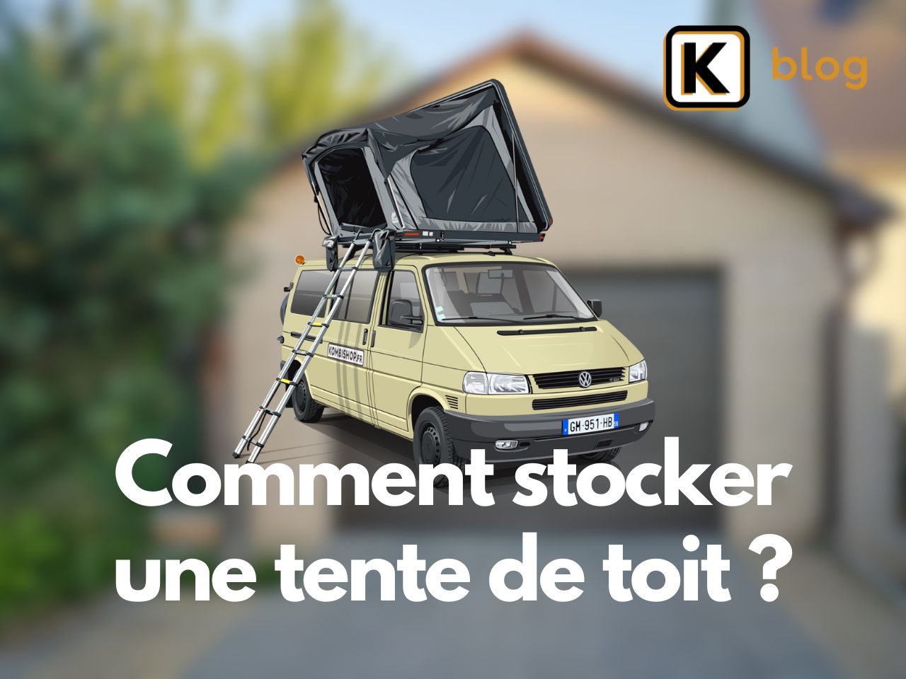 Comment stocker une tente de toit